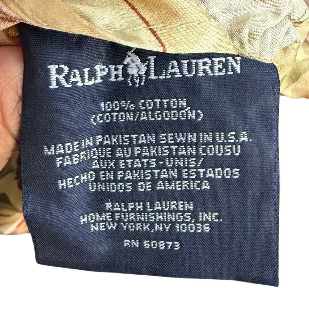 Ralph Lauren One EuropeanSham Guinevere Aragon Medieval Collection‎ Pillow 26x26